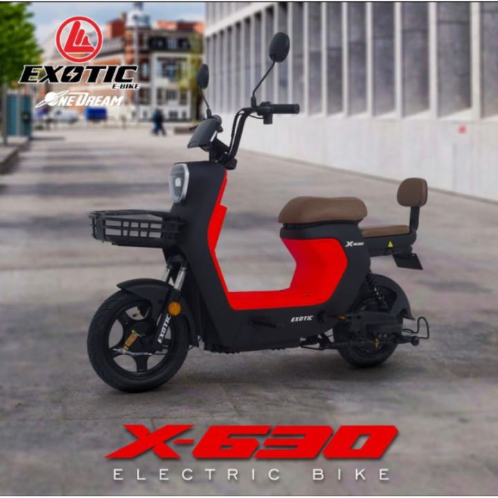 Sepeda Remaja SEPEDA LISTRIK REMAJA DEWASA EXOTIC X630 TERBARU KERANJANG DAN BAGASI ...