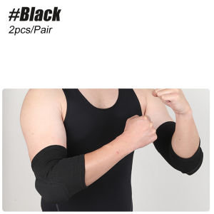 1Pair Elbow Pads Cover Tight Non-slip Sponge Elbow Sleeves Breathable Flexible Elastic Adult Teens Kids Elbow Brace Support Protector