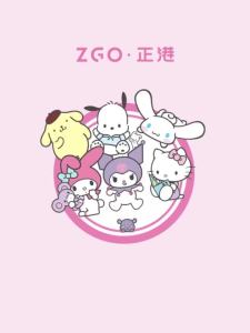 ZGO X Sanrio นาฬิกา Hello Kitty สำหรับผู้หญิงพลอยเทียมสีชมพูเด็กผู้หญิง Kado Ulang Tahun Pacar มูลค่าสูง2188