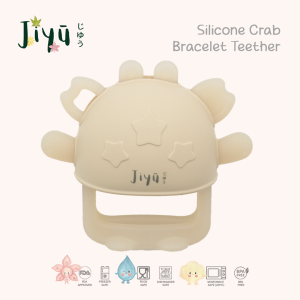 JIYU [JD-002] Silicone Crab Bracelet Teether / Gigitan Bayi Gelang Silikon Kepiting BPA FREE
