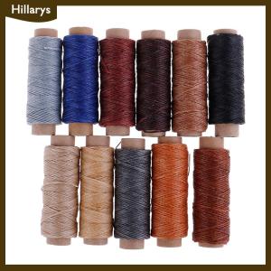 [Hillarys] 50m Roll Leather Sewing Flat Waxed Thread Wax String Hand Stitching Craft 150D