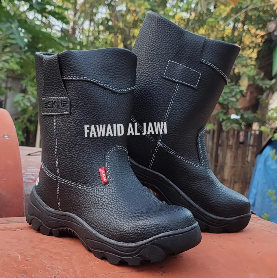 Sepatu Safety boot King Skn Kulit Saude Impor Ujung Besi Terbaik