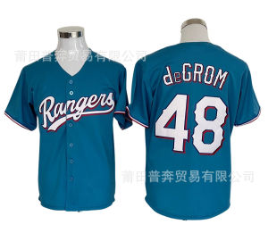 Baju Seragam Besbol Texas Rangers Mlb Bordir Borong Texas Rangers Teknologi