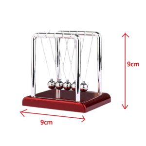 Con lắc newton trang trí giảm stress đồ chơi khoa học vật lý giúp thư giãn với mô hình chuyển động sáng tạo cho bé