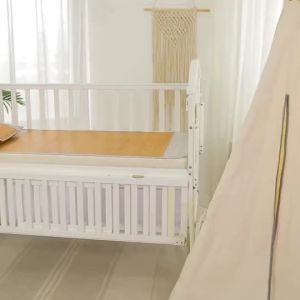 Cooling Carbonized Bamboo Sleeping Mat Summer Special Tropical Breathability Durable High-Performance Quality Kusyen Kerusi Sokongan Pinggang Bantal Tidur Bayi Tikar Buluh Sejuk