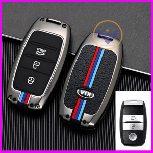 Ốp chìa khóa xe KIA K3 CERATO 2016-2017-2018 kiểu dáng thể thao chất liệu hợp kim cao cấp - chìa thông minh