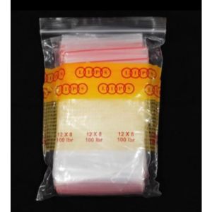 Plastik Klip Bening Ukuran 12cm x 8cm / 8cm x 12cm isi 100Lbr