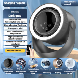 2025 (3 Years Warranty) 3 In 1 Table Fan Multi Function With Night Light 4 Rd Gear Wind Speed Air Circulation Fan Ultra Long Battery Life 4000mha Battery Capacity Electric Fan 12 Hour Timer Function Mini Fan 桌面风扇 循环风扇 迷你风扇