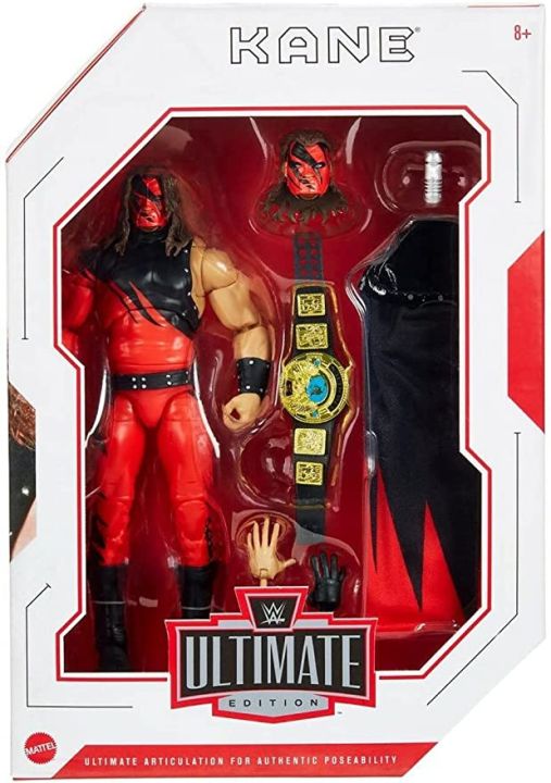 WWE Ultimate Edition Kane Action Figure, 6-inch Collectible with