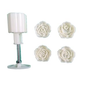 WENTIVV Cookie 5Pcs/Set Cake Decoration Pastry Dessert Rose Shape Valentines Day Pastry Mould Mooncake Mold Cookie Mould Baking Tool