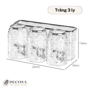 Kệ treo bàn chải đánh răng dán tường nhựa trong gợn sóng