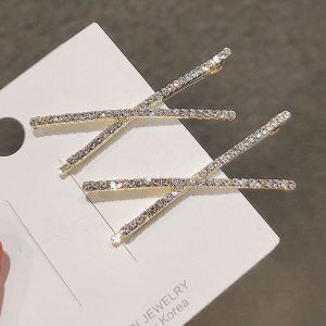 YAFEN 2pcs Cross Hairpins X Hair Clips Barrettes Simple Side Clip