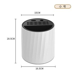 Creative Metal Kitchen Knife and Fork Holder 360 Degree Rotary Chopstick Cage Storage Cylinder Multifunctional Kitchen Tool
