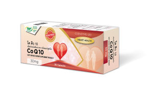 โค คิว 10 I Co Q 10 l THP Brand - คอเอ็นไซม์คิว 10 รับประทาน 1 แคปซูลพร้อมอาหาร ทุกวัน ควรกินอาหารหลากหลายครบ 5 หมู่ สัดส่วนเหมาะสม