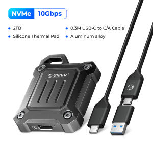 ORICO M.2 NVMe 2230 SSD Enclosure Perfect for Outside ProRes Video Recording 10Gbps High Speed 2TB Large Capacity Metal Shell Design Strong and Sturd