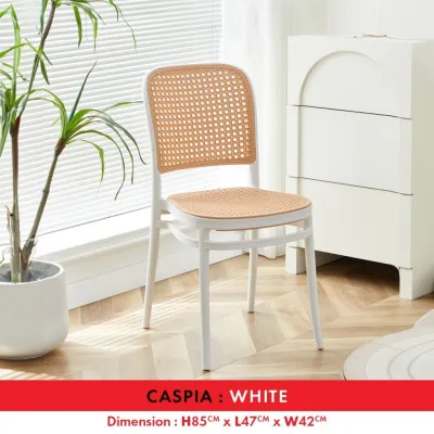 F&F : Caspia rattan chair/kerusi meja makan/dining chair/kerusi plastik/kerusi rotan/plastic chair