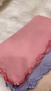 Tudung Bawal Airis Premium Sulam Biku (PLEASE CHAT UTK REQUEST WARNA)