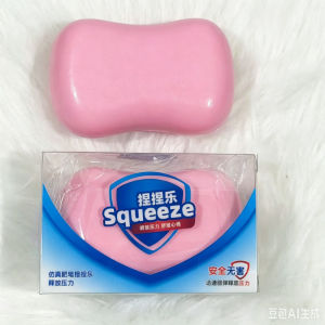 Soap Ball Crunchy Squishy Toy Slow Rising Squeeze Stress Relief Toy for Kids