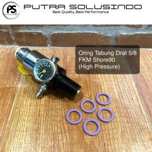 Oring Seal Sil Tabung Drat Regulator 5/8 Material FKM Shore90 isi 5pcs