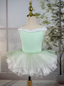 11.11 New Versatile Butterfly Fairy Ballet Dance Costume for Childrens Performance Girls Dance Practice Wear New Strapless Top h261017