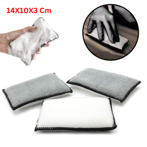 Mút Vải Microfiber 2 Mặt Bọc Bọt Biển Chuyên Vệ Sinh Chăm Sóc Nội Thất Xe