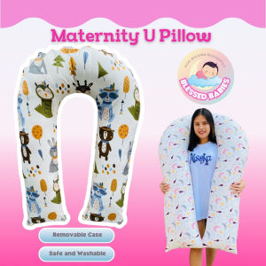 Maternity Nursing Pregnancy Pillow U-Pillow Sleeping Support U Shape Pillow with Zipped Cover