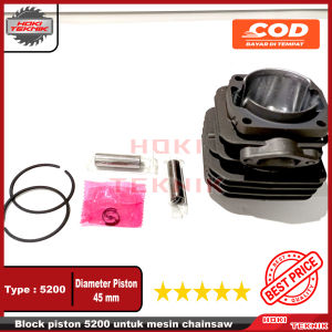 Block Piston Chainsaw 5200 Ring Seher Set