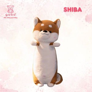 gấᴜ Bông Chó shiba đứng Lông mịn Gối Ôm chó siu đáng yêu gối ôm cho bé gối ôm dài hình thú cute  K3T5