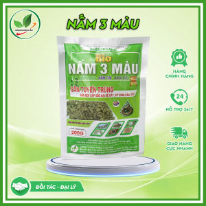 Nấm 3 màu Bio săn tuyến trùng săn rệp sáp gốc hại rễ cây ký sinh sâu rầy. gói 200gr