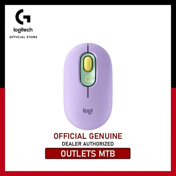 Logitech POP Mouse, Wireless Mouse with Customizable Emojis