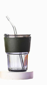 Nếu có hư hỏng sẽ bồi thường 100% Cốc thủy tinh Gorgous có nắp ống hút và bao da đi kèm