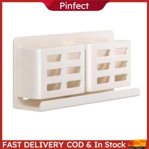 Aluminum Toothbrush Holder Wear Resist Washbasin Storage Tube Bathroom Supplies