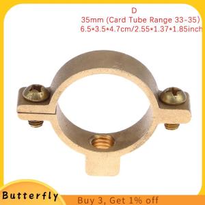 Butterfly Fit 15 22 28 35 40mm OD Tube Brass M10 Pipe Clamp Bracket Support Hanger Fixed
