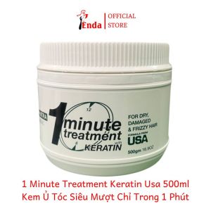 1 Minute Treatment Keratin Alphatra Classic Usa EN246 kem ủ tóc phục hồi tóc chỉ trong 1 phút 1500ml