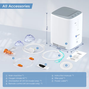 7L/Min Oxygen Machine For Home Use/Stylish Oxygen Concentrator With Touch Button/Oxygen And Nebulizing 2 In 1