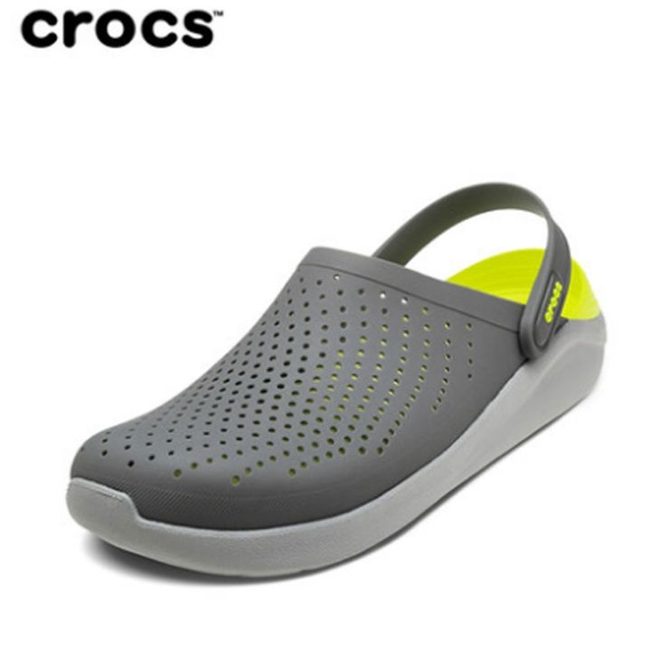 Crocs grey and deals green