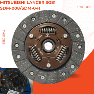 SDM-008 SDM-041 Clutch Disc for Mitsubishi Lancer Minica 3G81 3G82 3G83 - 6 3/4 Inch (170mm) x 24 Teeth - Compact Car Replacement Parts - 17011024*20.5