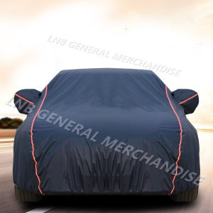 Honda Brio Hatchback Car Cover High Density Polyester Durable Tearproof Windproof Zipper Door Water Resistant 2S+