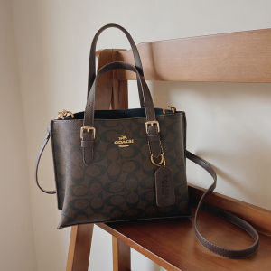 (Chất lượng cao cấp) 2023 mới ban đầu huấn luyện viên Túi xách phụ nữ tote da PU Túi Dây Đơn Túi đeo vai thời trang Hàn Quốc sức chứa lớn cho học sinh Túi mua sắm Túi Công Sở