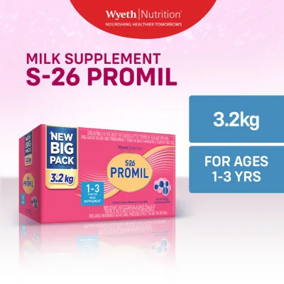 S-26 PROMIL Three Milk Supplement Powder for Children 1-3 Years Old 3.2kg