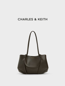 CHARLES & KElTH CK2-30671662 soft pleated large capacity mother-and-child tote bag Charles And Keith Bag Charli And Keith Handbag - Lazada