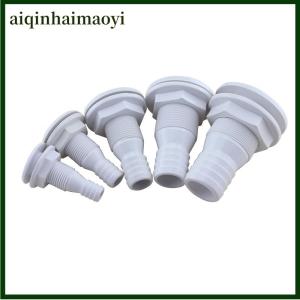aiqinhaimaoyi Marine Boat ABS Plastic Thru Hull Fitting Connector For 5 8 3 4 1 Inch Hose Boat Drain Bilge Pump Plumbing Fittings