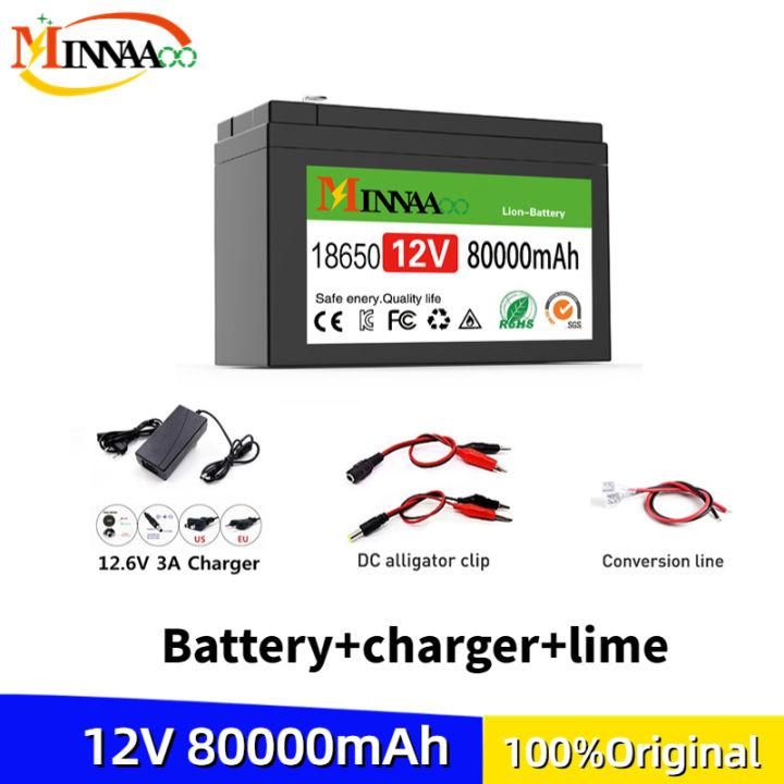 Dalam Stok Baru 12v 45ah 50ah 100ah 120ah Pek Bateri Lithium Besi