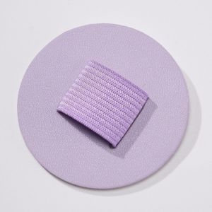 XUANYUAN Love Shaped Round Pen Holder Self-adhesive Elastic Loop Kawaii Stationery Portable Simple Aesthetic Pen Holder School Stationery