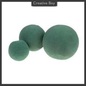 [Creative] 1Pc 9 12 15cm Round Green Dried Flower Ball Mud Sponge Foam Bouquet Decoration Fresh Floral Flower Arrangement Tools