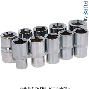 KUNCI PAS DRIVE SOCKET WRENCH TORX 1/2 CHROME VANADIUM SOCK 8 - 19 MM