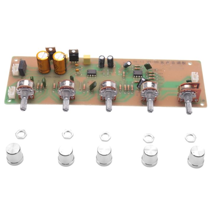 2.0 HIFI AN4558 Audio Preamplifier Bass Midrange Treble Balance