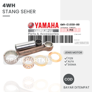 4WH STANG SEHER FORCE 1 ZR (F1ZR) / ALFA / SIGMA / BATANG PISTON KIT F1ZR / STANG SEHER CONNECTING ROD KIT / CONROD / STANG PISTON ALPHA / BATANG TORAK