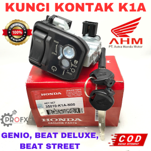 KUNCI KONTAK SET GENIO SCOOPY ESAF VARIO 125 LED NEW HONDA K1A KUALITAS ORIGINAL ASLI AHM KONCI
