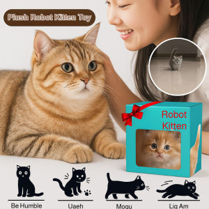 Realistic Short Fur Puppy Kitten Plush Toy / Premium Quality Soft Stuffed Animal / Family Gift For All Ages / Birthday & Holiday Decor